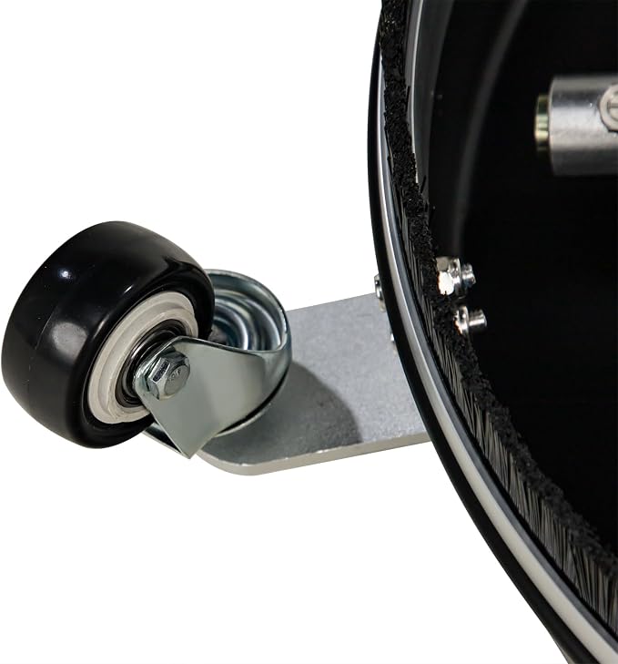 SCITOO 18.5" Pressure Washer Surface Cleaner 4000 PSI with 4 Wheels,1/4" Quick Connector and Washer Accessories for Concrete, Patio, Sidewalk, Deck and Driveways