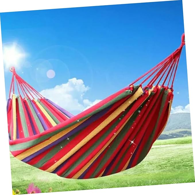 Camping Hammock Swing Bed Outdoor Hanging Bed Ropes for Family Friends