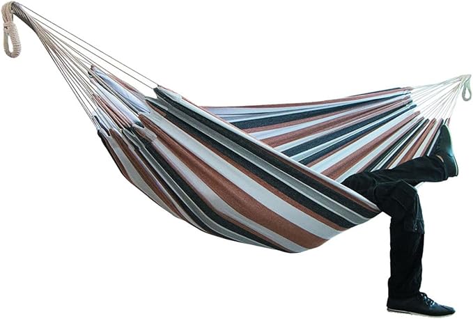 Hammocks 200 * 150cm hamock Two-Person Hammock Camping Thicken Swinging Chair Outdoor Hanging Bed Canvas Rocking Chair Not with Hammock