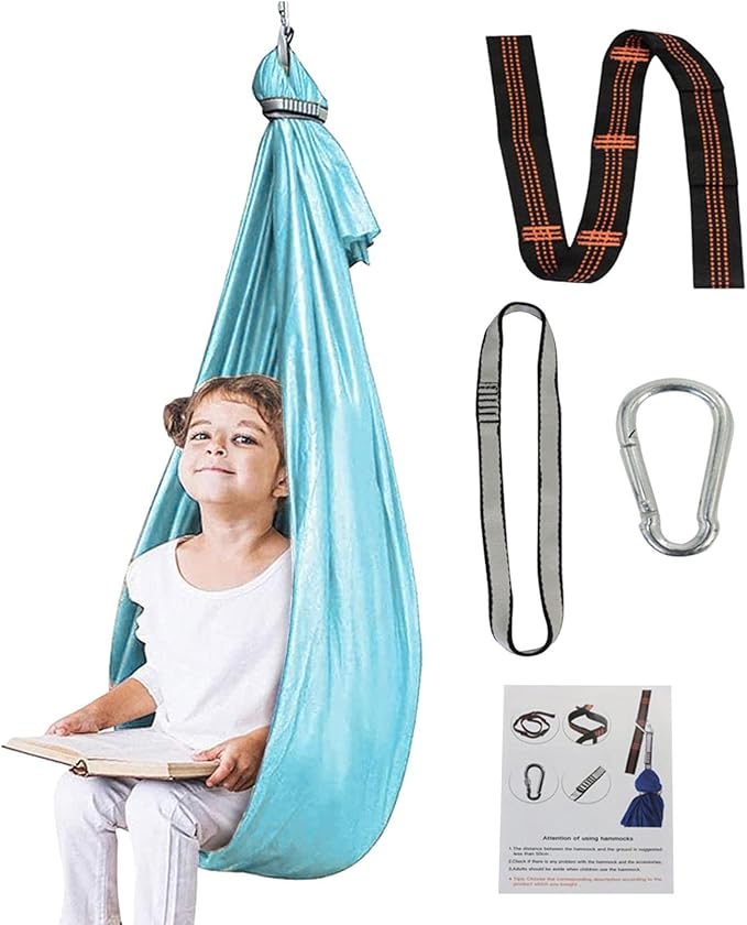 Shakven Extra Sturdy Sensory Swing for Kids | Super Cuddle Indoor Swing,Ther apy Swing Hammock for Child & Adult with Au tism, ADHD, Aspergers, Sensory Integration