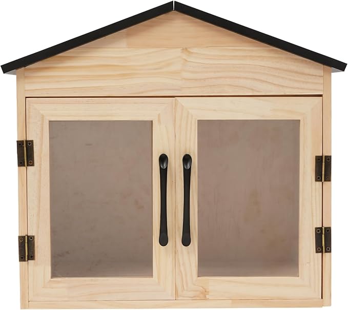 Solid Wood Blessing Box for Community Sharing, Schools (16.9"×11"×16.5")