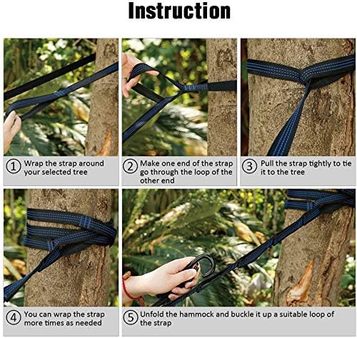 Hammock with Mosquito Net and Rainfly Portable Camping Hammock Hammock for 2 Tree Straps Suitable for Travel Camping Hiking Park Lightweight Hammock with Net(Olive)