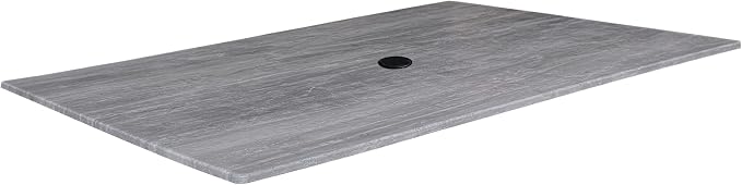 Holland Bar Stool 32" x 48" Greystone, Indoor/Outdoor All-Season EuroSlim Table Top with Umbrella Hole