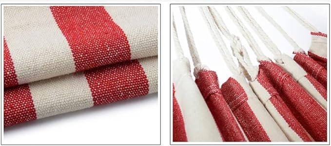 Outdoor Hammock Anti-Rollover Travel Camping Portable Hammock Hanging Chair Outdoor Portable Camping Travel Equipment (Color : Red, Size : 200 * 150cm)