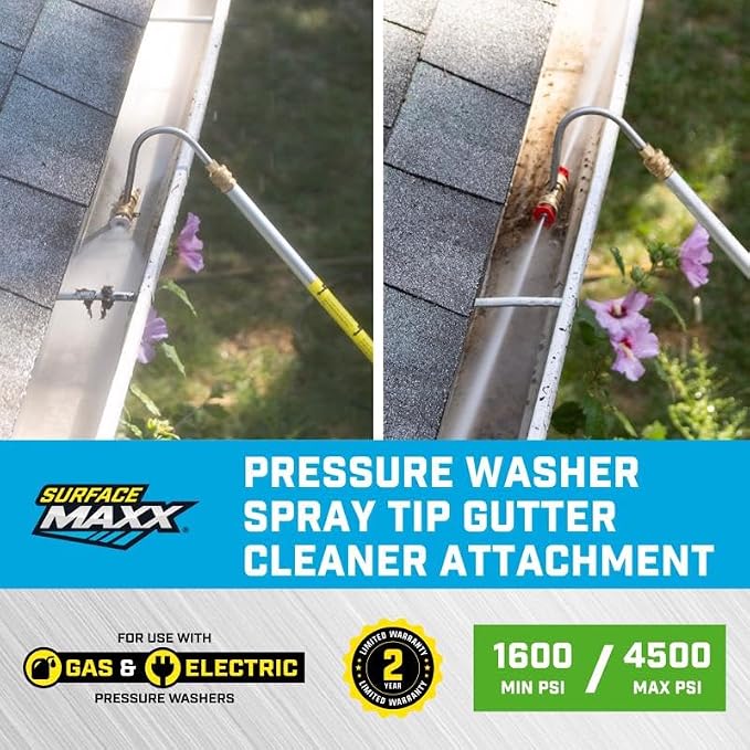 Gutter Cleaner Spray Tip by SurfaceMaxx