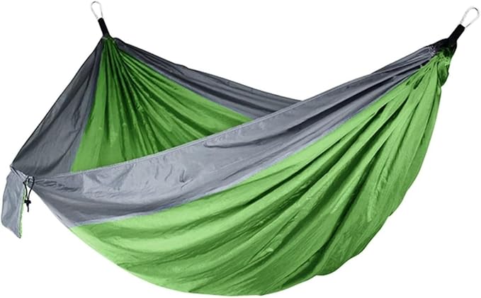 Hangmat Camping Parachute Hammock for Outdoor Hiking Travel Backpacking 210D Nylon Taffeta Hammock Swing Buiten Hammock(B,300x200 cm)