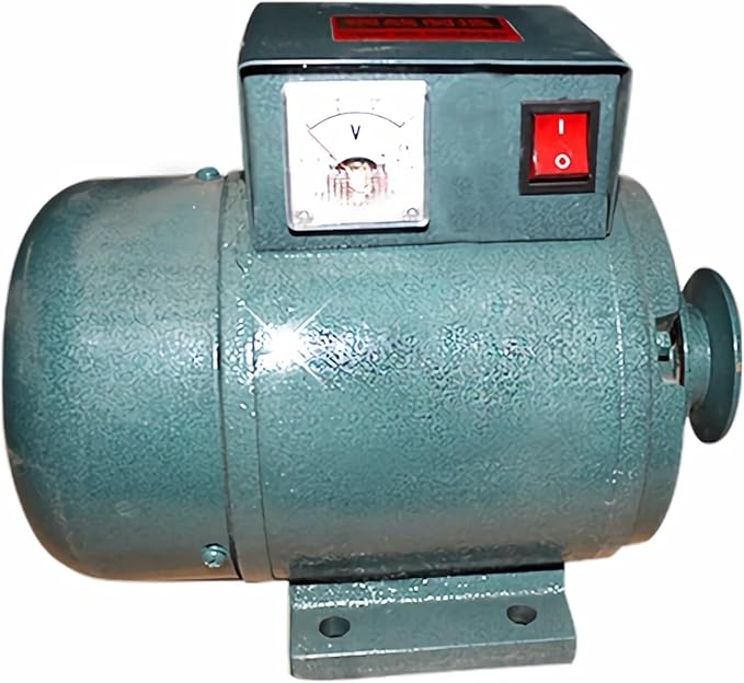 5KW/7KW Portable Generator 220V - Brushless Permanent Magnet, Pure Copper Winding, Dual-Fuel Gasoline & Diesel Engine, Reliable Lighting Power Supply (7000W)