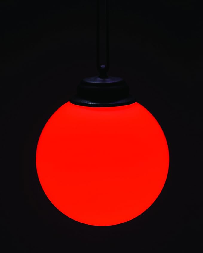 Xodus Innovations WP430 Battery Powered Summer Patio 5" Globe Light with Automatic On and Off, Orange