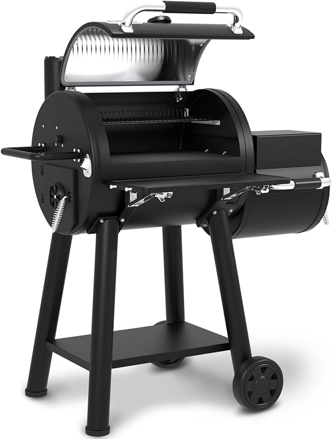 Broil King 955050 Regal Charcoal Offset 400 Smoker and Grill, Black