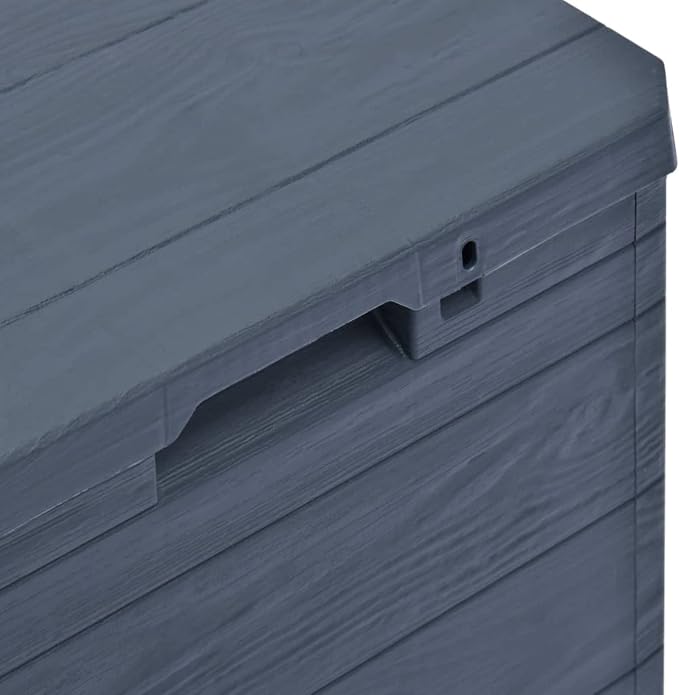 Patio Patio Storage Box，Pool Storage Boxes Outdoor Waterproof, Deck Decor Outdoor Bench, Patio Bench Outdoor Storage Box 23.8 gal Anthracite
