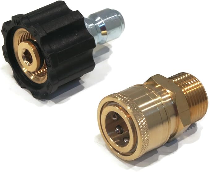 The ROP Shop Pressure Washer Quick Connect Set for AR AL464 and Equipment up to 4000 PSI