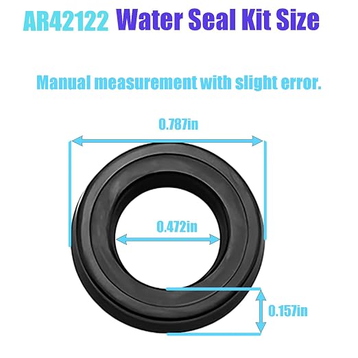 (10/Pack) 42122 AR42122 70-464 Pressure Washer Pump Water Seal Kit for AR RMW2.2G24 RMW2G24 SRMW2.2G26
