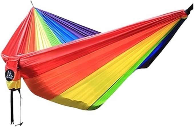 300X200CM Double Person Outdoor Garden Camping Hammock Lightweight Parachute Nylon Travel Hiking Swing Hang Sleeping Bed(05)