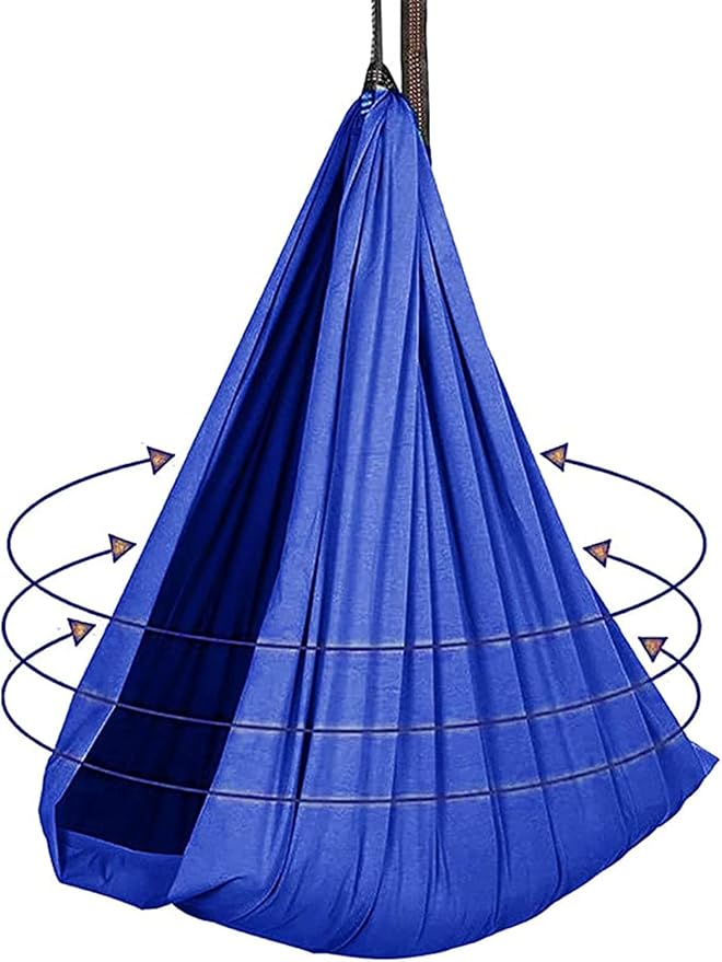 Indoor Snuggle Swing Therapy Swing Kids Cuddle Hammock for Adults with Special Needs for Children with Autism, ADHD, Aspergers Ideal Sensory Integration (Size : 150 * 280CM/59 * 110in)
