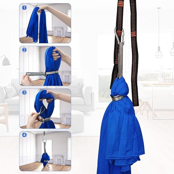 Sensory Swing for adults Indoor kids Therapy Swing Adjustable Calming Snuggle Hammock durable soft strong fabric swing Great for Sensory Integration stimulation ( Color : Red , Size : 1.5M x 2.8M )