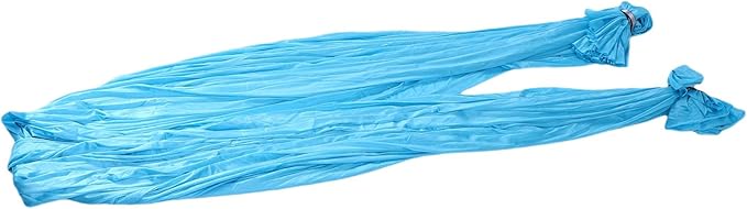 Keenso Aerial Hammock Set, Soft Elastic Polyester Swing for Fitness and Meditation, 400x280cm for Home or Studio Use