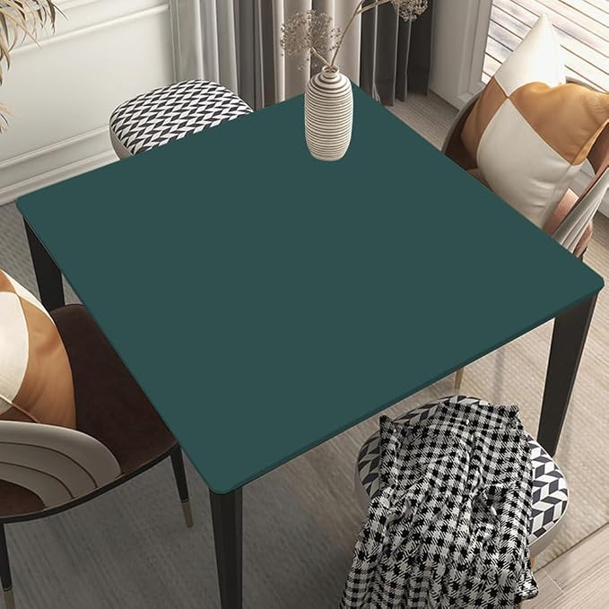 Stretch Picnic Tablecloth Suit for 24"x24" Table DarkSlateGray Outdoor Table Covers for Dining Kitchen Home Party Style09