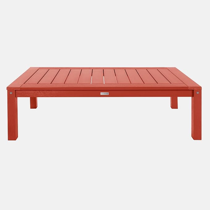 highwood AD-DSCT1-RED Adirondack Coffee Table, Rustic Red