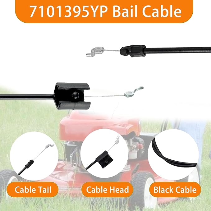 7101395YP Mower Control Cable, for Briggs & Stratton 7101395YP，7800165, 7800189, 7800190, 7800228, 7800229