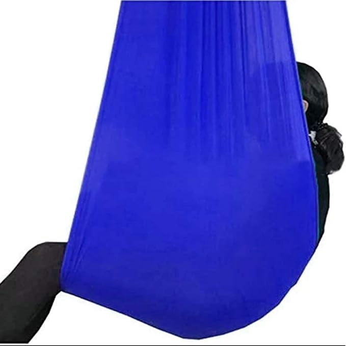 Sensory Swing for Kids Indoor Therapy Swings Chair Hanging Hammock for Children/Adult Sensory Integration (Color : Blue, Size : 100 x 280 cm)
