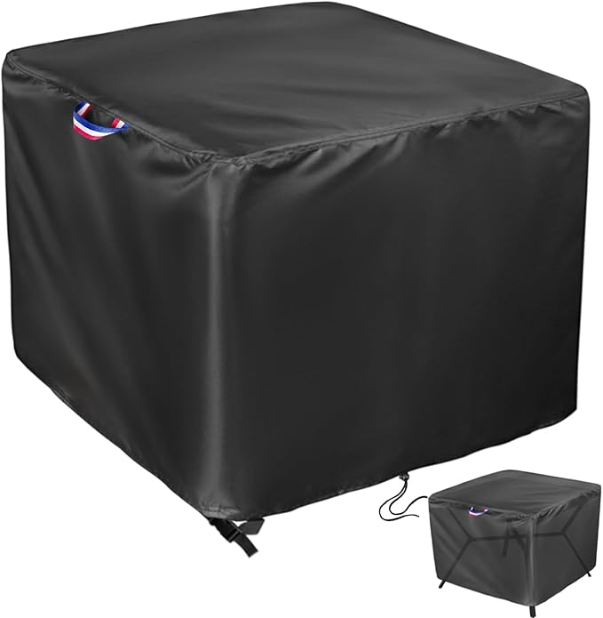 Patio Table Cover, 36 Inch Square Patio Covers for Outdoor Furniture Waterproof, Outdoor Small Table Cover Fit Square Tabletop Bistro High Top Table - 36 x 36 x 28 Inch