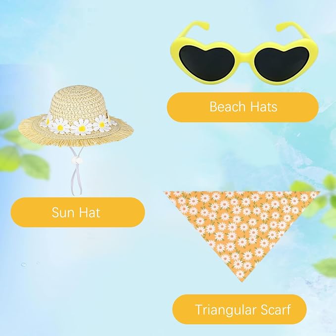 Porch Goose Summer Outfit,Hsummer Porch Goose Outfit,Porch Goose Bikini,Summer Garden Lawn Patio Yard Outdoor Decor (Sunflower Yellow)