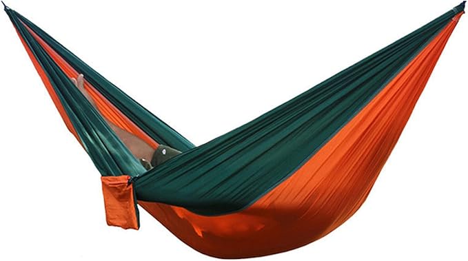 NOBRIM Camping Hammock Outdoor Portable Parachute Hammock Double Hammock Swing Hanging Chair Garden for Travel Patio Garden Backyard