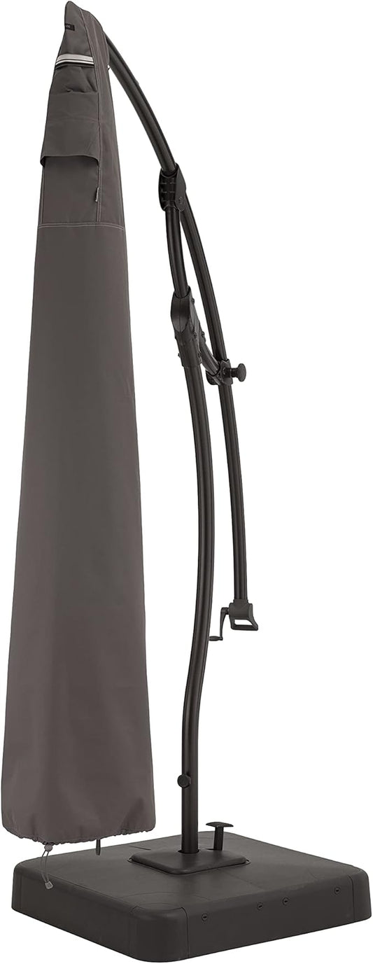 Classic Accessories Ravenna Water-Resistant 13 Foot Offset Patio Umbrella Canopy Cover, Patio Furniture Covers
