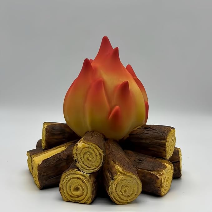 Simulated LED Fireplace Lantern Battery Powered Flameless Light with Simulation Flame Table Decorative Lamp Mini Fireplace Ornament for Cozy Home Decor Free Standing Electric Log Burner