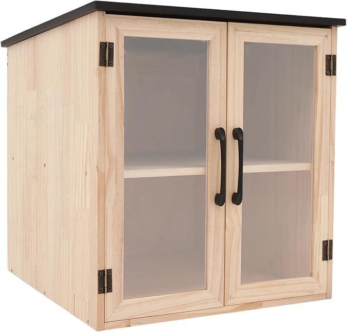 Library Book Exchange Box Weatherproof Wood Cabinet for DIY Outdoor Indoor Book Storage,Literature Exchange Box for Community,Schools & Neighborhood Sharing (TypeE)