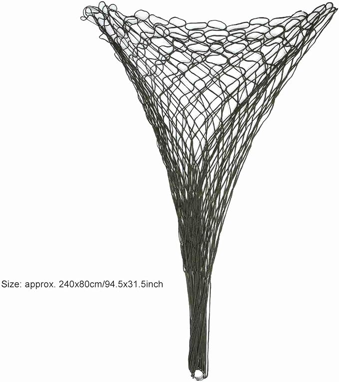 Camping Hammock, Comfortable Hanging Bed, Nylon Mesh Rope Hammock, Portable Outdoor Camping Net for Hiking Adventures, Weekend Getaways, and Backyard Relaxation