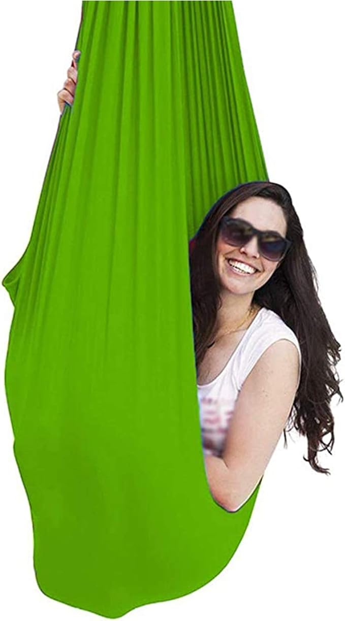 Home Cuddle Hammock Snuggle Indoor Swing with Special Needs for Autism ADHD Aspergers Nylon Easy Install Kids Children Teens (Color : Purple, Size : 150 x 280 cm (L x W).)