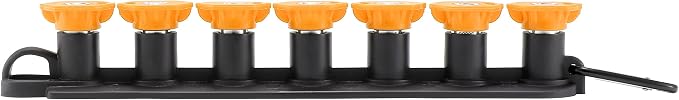 Tool Daily Pressure Washer Tips, 15 Degree Yellow Power Washer Nozzle Tips 7 Pack with Nozzle Holder, 1/4 Inch Quick Connect, 4000 PSI
