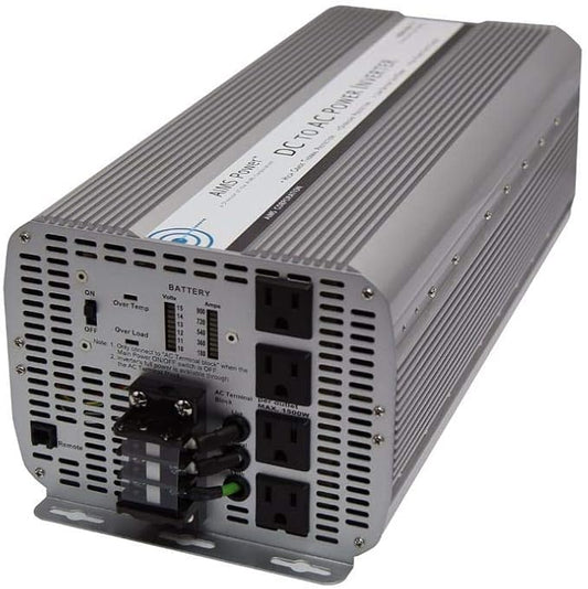 AIMS 5000W 24V Modified Sine Inverter 120V GFCI Terminal Block