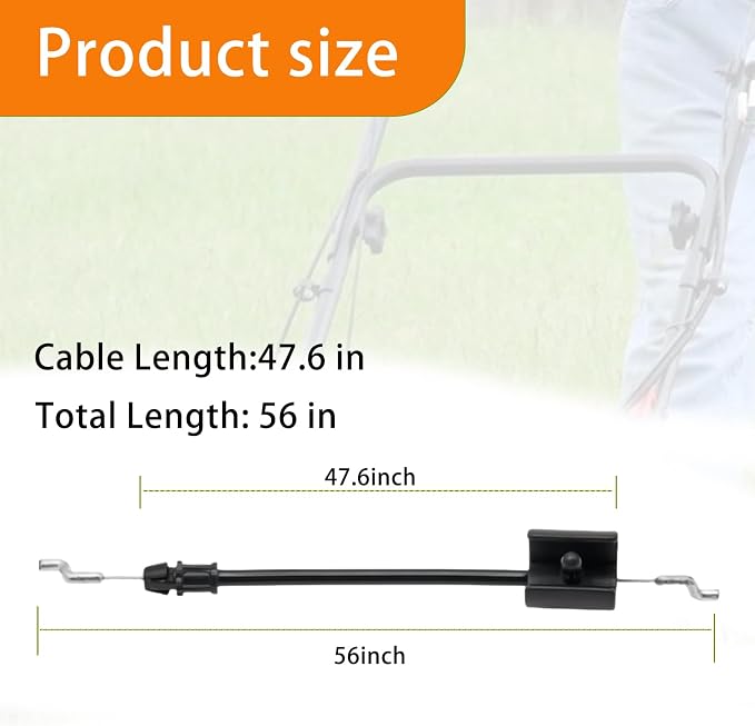 7101395YP Mower Control Cable, for Briggs & Stratton 7101395YP，7800165, 7800189, 7800190, 7800228, 7800229
