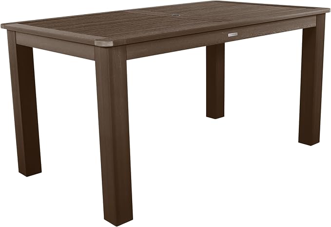 Highwood AD-ST7LH2CO4BA-ACE Lehigh 7pc Rectangular Counter Height Dining Set 72" x 42", Weathered Acorn