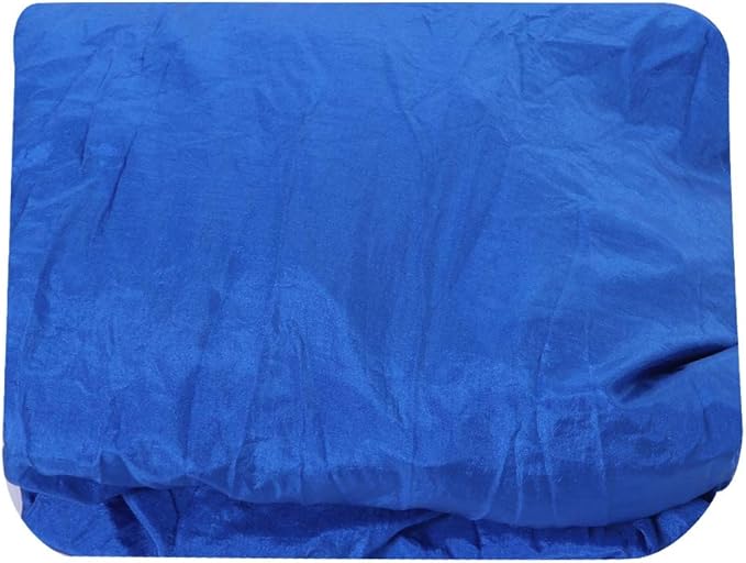 Portable Camping Travel Double Hammock, Hanging Bed with Tree Straps, Lightweight Nylon Taffeta Hammock for Two, Includes 2 Tree Straps and Metal Buckles for Outdoor (Blue)