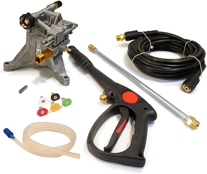 The ROP Shop | Pressure Washer Pump Assembly for Homelite 308653025, 308653006 Water Filter Gas