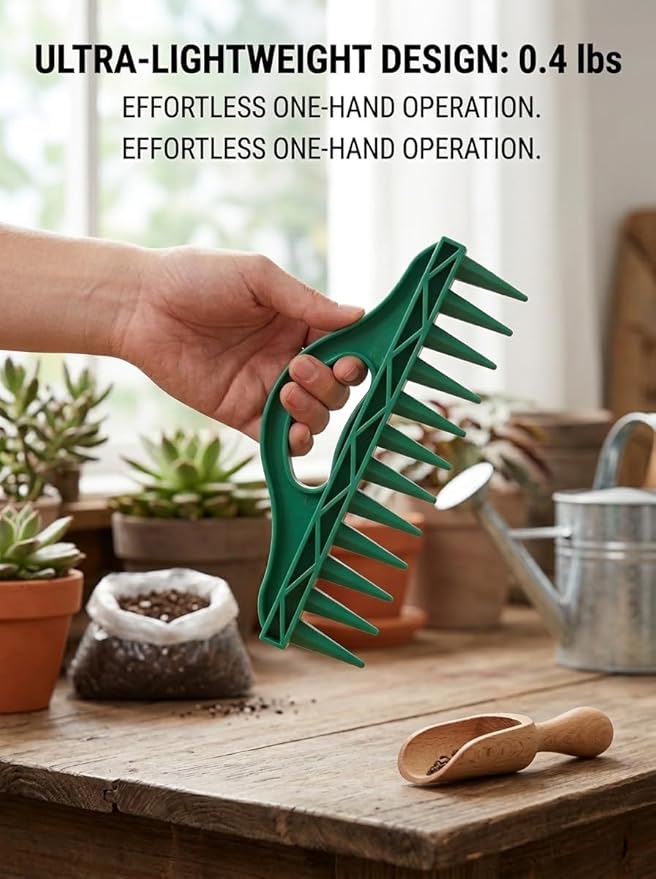 Seed Spreader Sowing Seeds Dispenser,Hand 12 Holes Seedlings Dibber,Precise Seed Sower,Portable Garden Seed Spacing Tool for Small Seeds,Flower,Vegetable