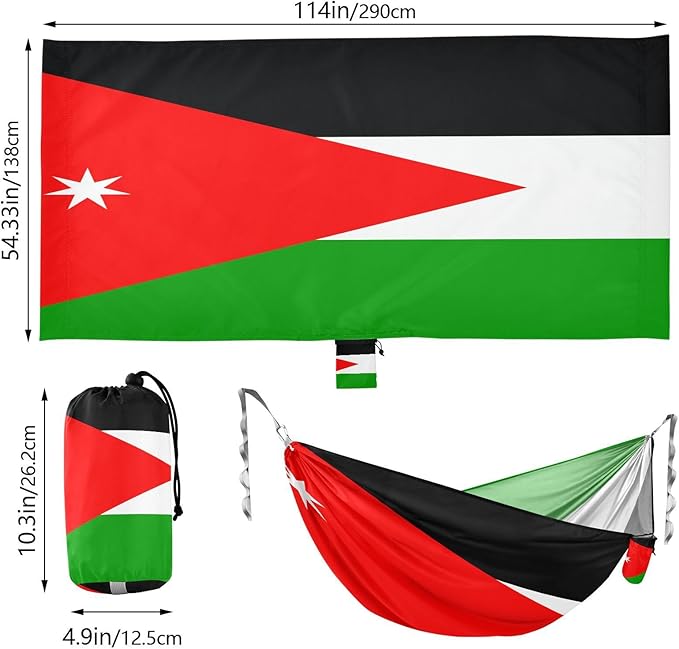 National Flag of Hammocks with Portabl Carry Bag Backyard Hammock for Indoor Outdoor Patio