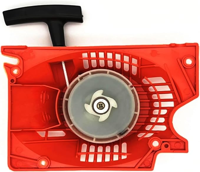 Double Spring Recoil Easy Recoil Pull Starter Assembly Replacement Parts Fit for 45cc 52cc 58cc Gasoline Chainsaw for Chainsaw 4500 5200 5800