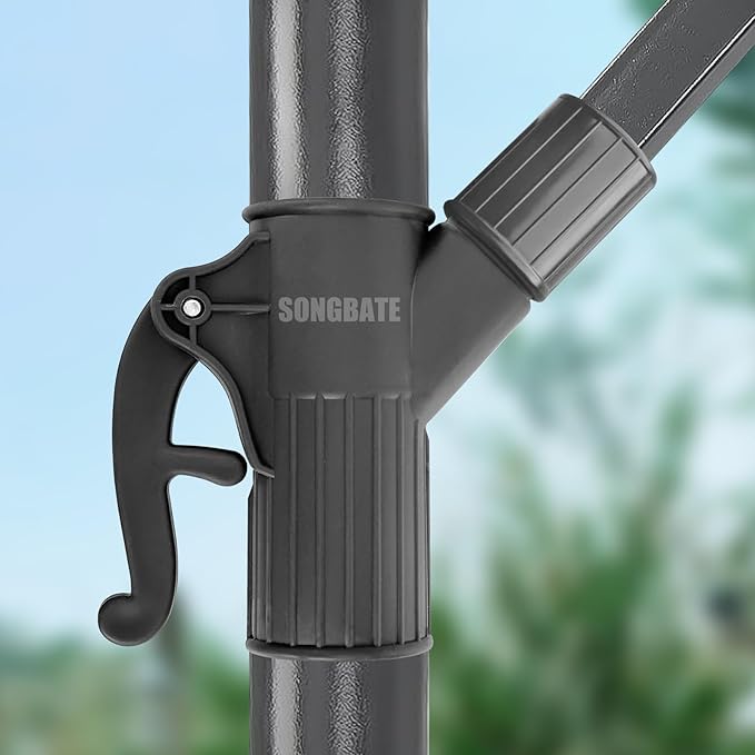 Patio Umbrella Replacement Parts, Outdoor Umbrella Accessories for Offset Hanging Market Patio Umbrella, Lifting Fixed Handle