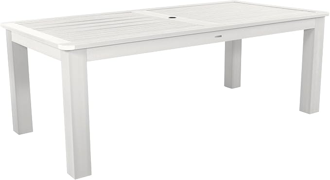 Highwood Hamilton Adirondack 7pc Dining Set, 84" x 42", Dining Height, White