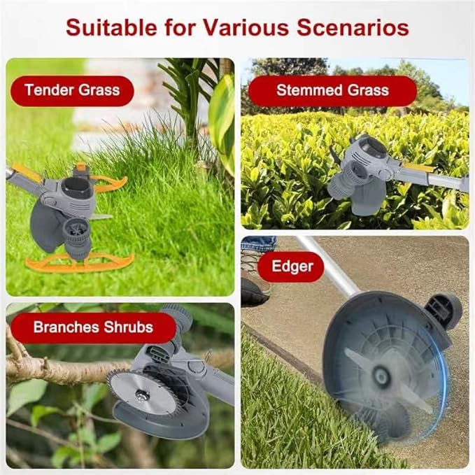 Spare Replacement Blades for AGUTEGUTE Weed Wacker Rechargeable Electric Weed Whacker - 30 pcs Plastic Blades
