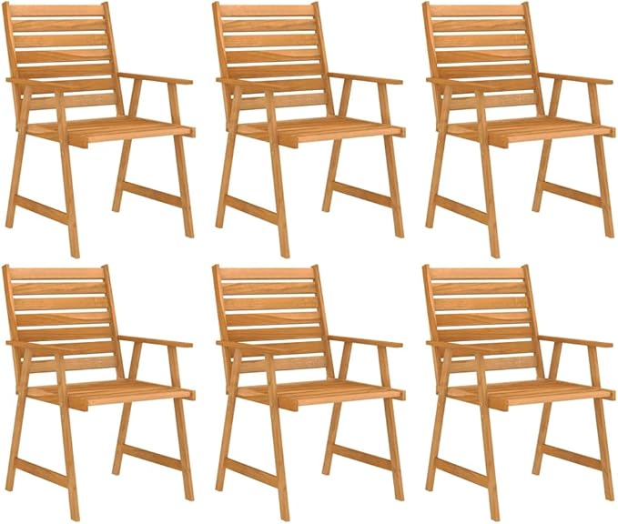 Patio Dining Set,Patio Lounge Set,Outdoor Patio Furniture,Outdoor Chat Conversation Set,for Patio,Backyard,Garden,Outdoor,7 Piece Solid Acacia Wood