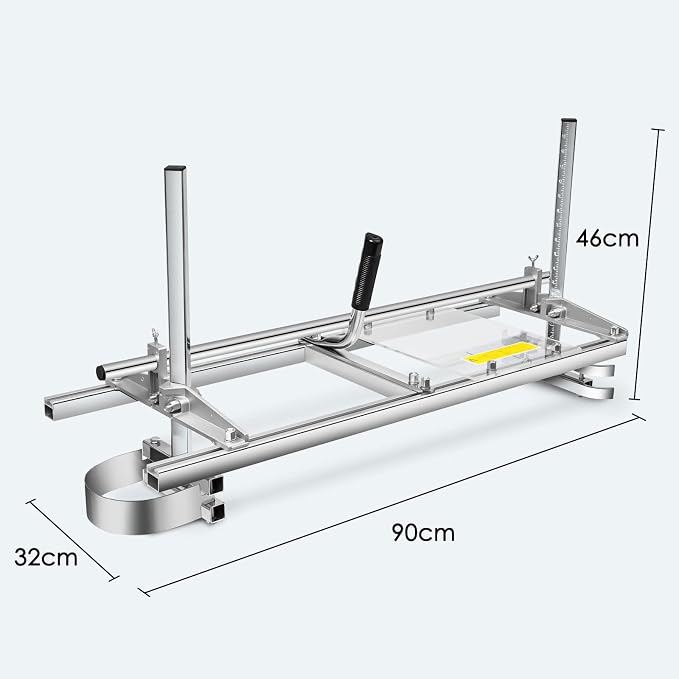 36-inch Portable Chainsaw Mill, Aluminum Steel Planking Milling Bar for Builders and Woodworkers (14"-36")