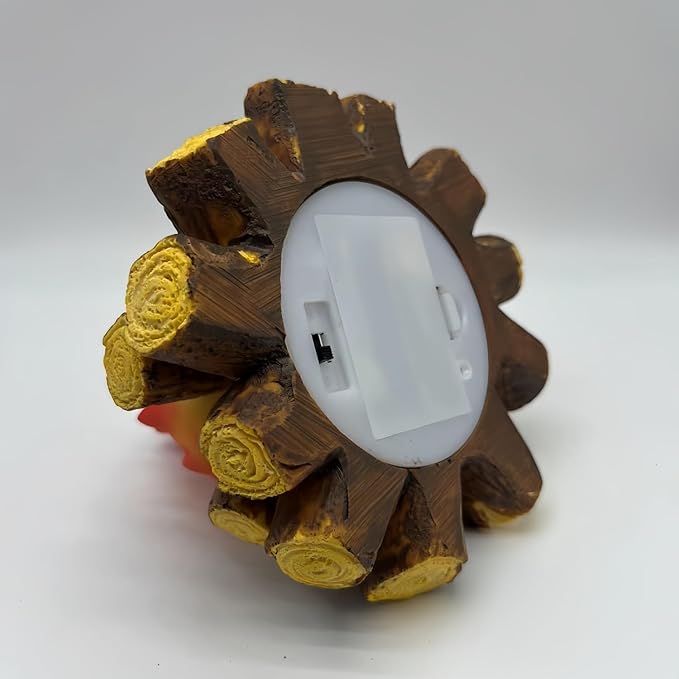 Simulated LED Fireplace Lantern Battery Powered Flameless Light with Simulation Flame Table Decorative Lamp Mini Fireplace Ornament for Cozy Home Decor Free Standing Electric Log Burner