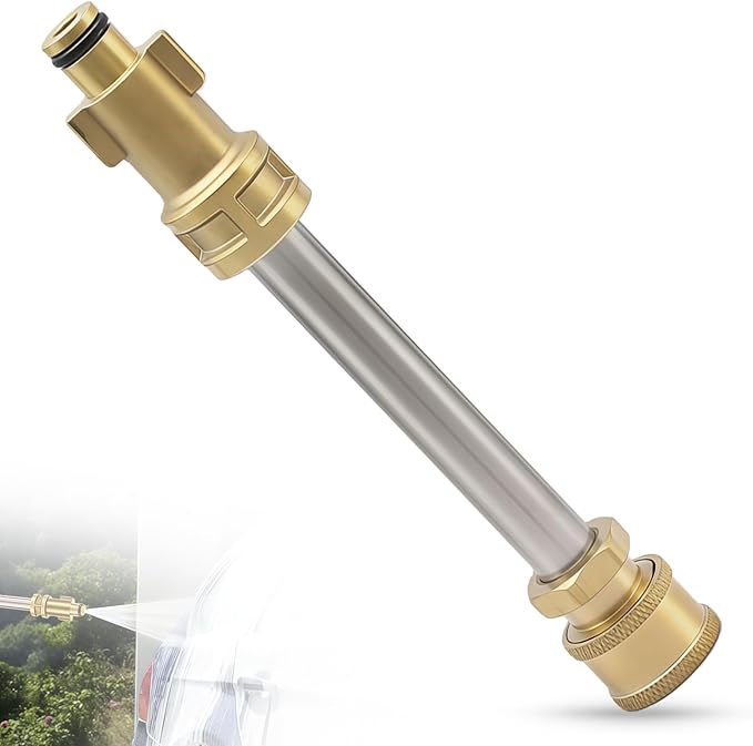 1/4" Quick Connect Pressure Washer Gun Adapter, Compatible with Portland 1750, DEWALT, Ryobi, Sun Joe Electric Power Washer, 1/4" Quick-Connect Fitting for Nozzle Tips & Foam Cannons
