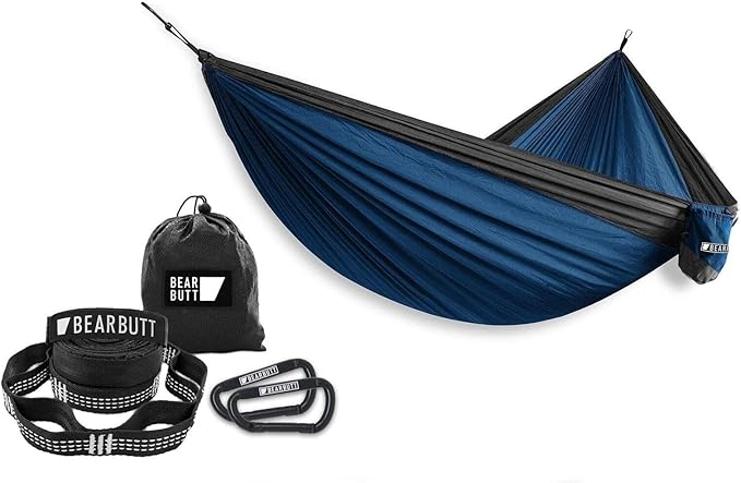 Bear Butt Double Camping Hammock and Bear Butt Kodiak Hammock Straps Bundles.
