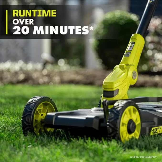 P20160 Fits for Ryobi 18V 12 in. Cordless Mower with 4.0 Ah Battery and Charger